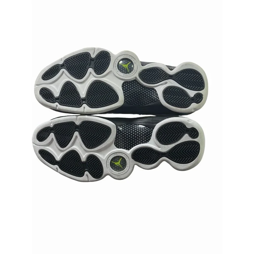 NIKE JORDAN JUMPMAN TEAM II SIZE 9.5( 819175 -102 ) WHITE / VOLT-BLACK-WOLF GREY - Picture 3 of 7